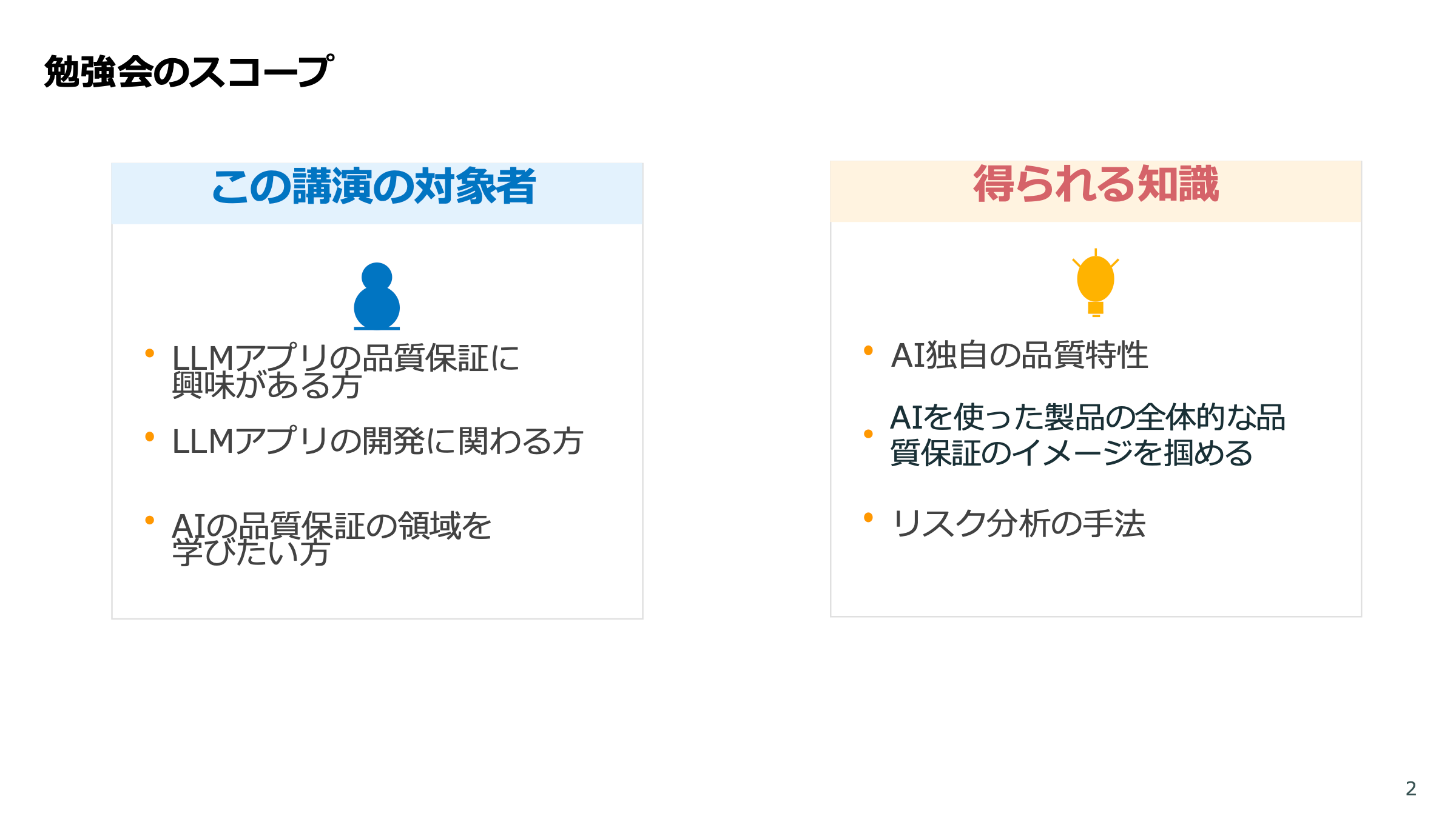 LLMアプリの品質保証 スライド 2